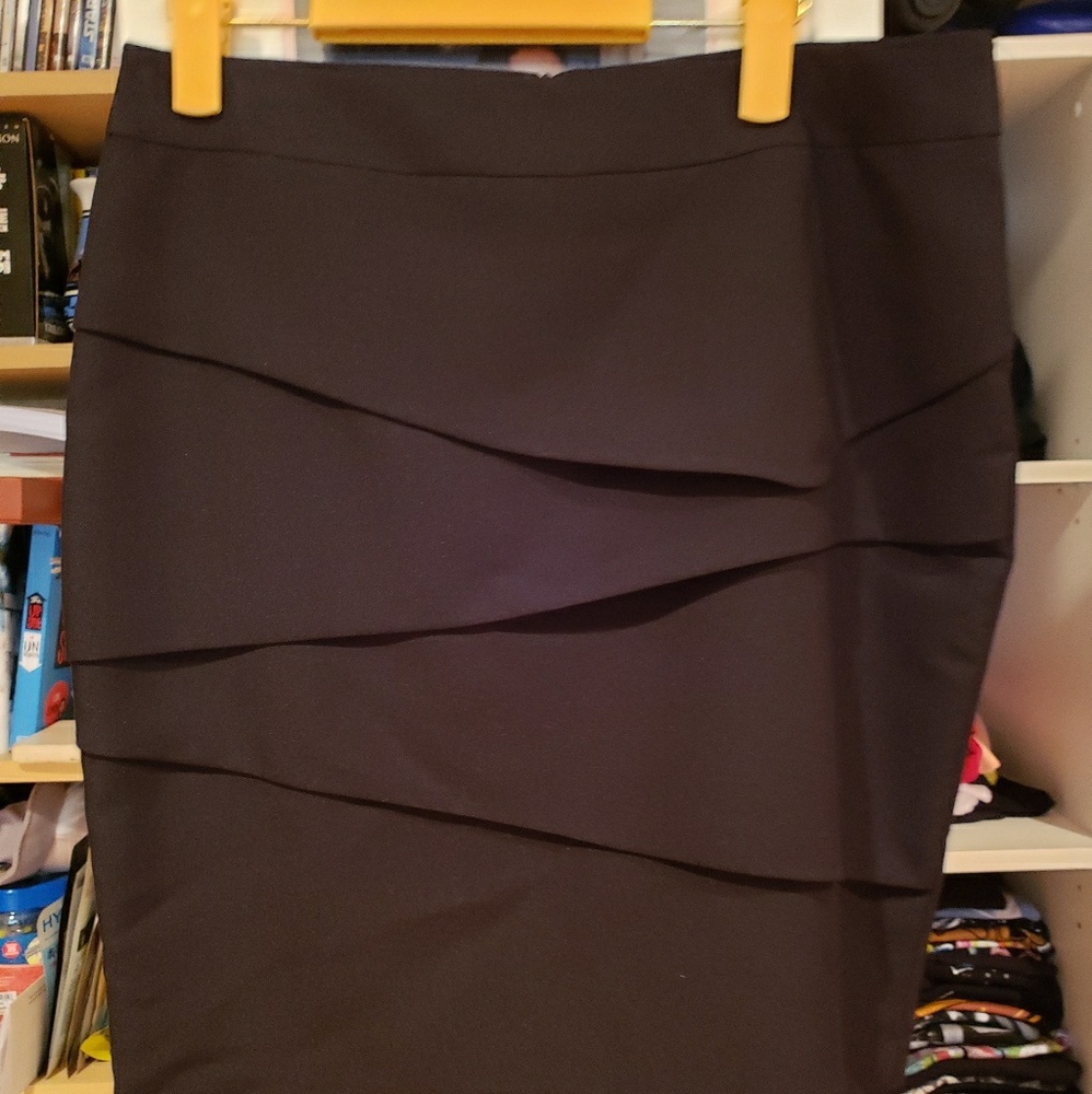 Black Mini Skirt with Layers